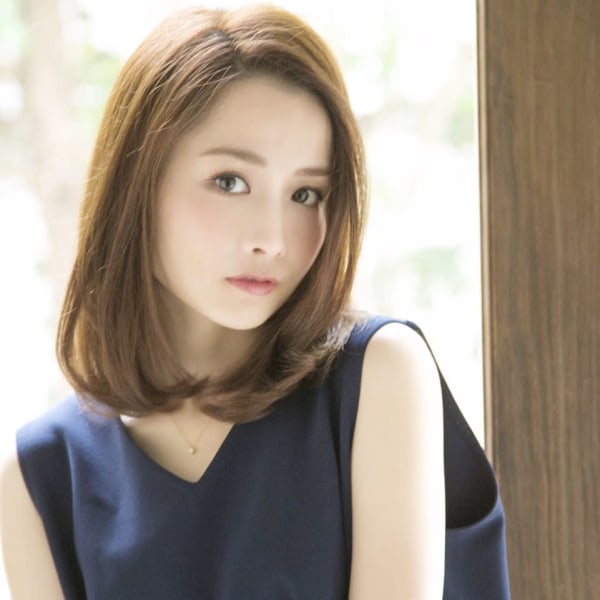 大人可愛いワンレングスボブ