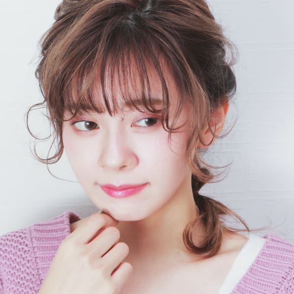 トレンドふわふわ編みおろし