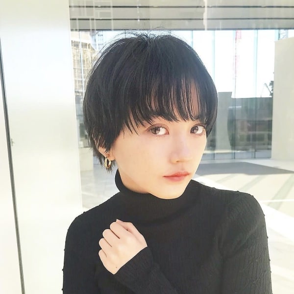 印象的なモード系ショート