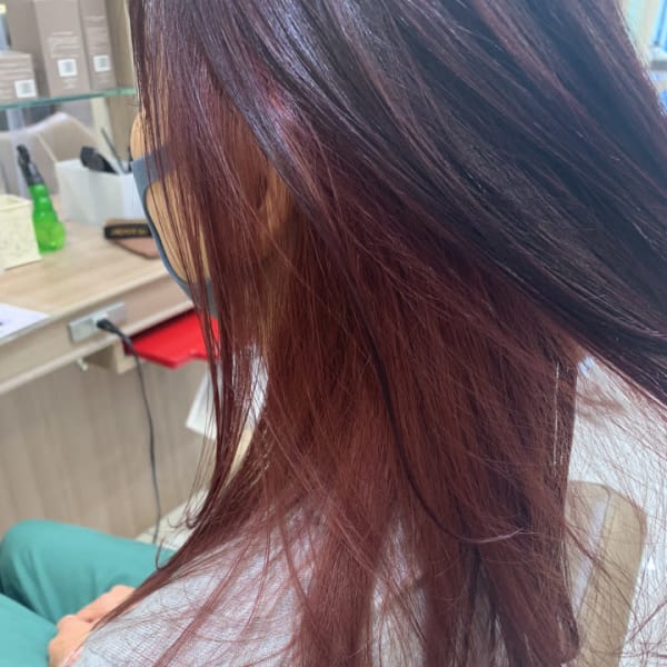 大人のインナーカラー★ローズカシスピンク