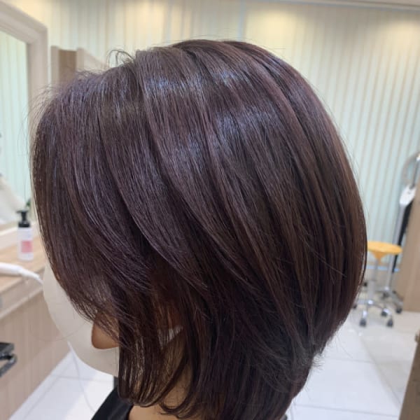 大人のモーヴブラウン【Ash元住吉店ヘアスタイル】