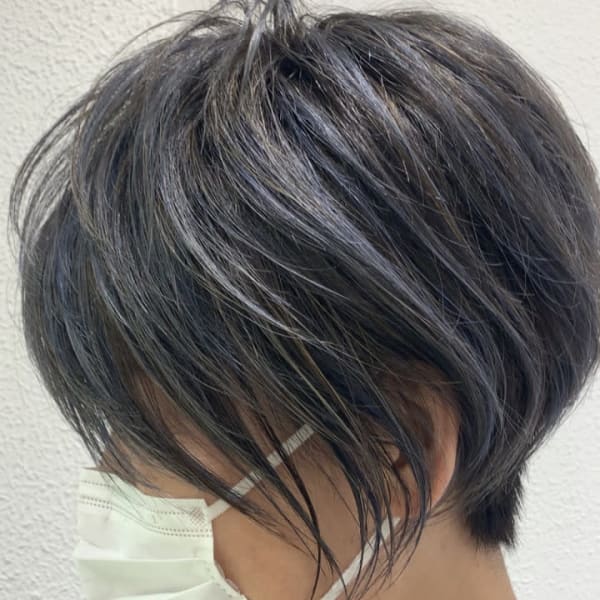 大人の鬼滅カラー【Ash元住吉店ヘアスタイル】