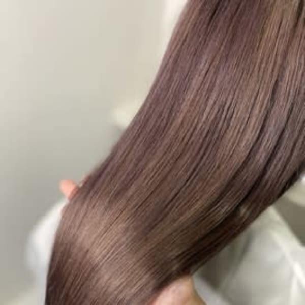 ラベンダー×グレージュ