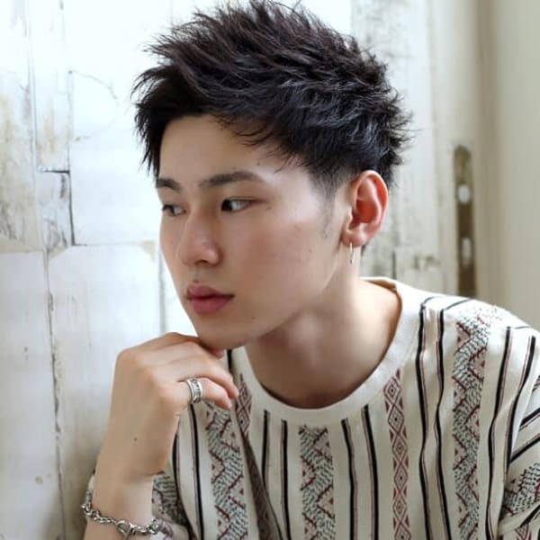 【tocca三ノ宮】アップバング刈り上げショート