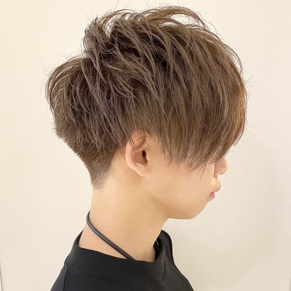 【Euphoria/岩崎 達也】前下がり刈上げマッシュ