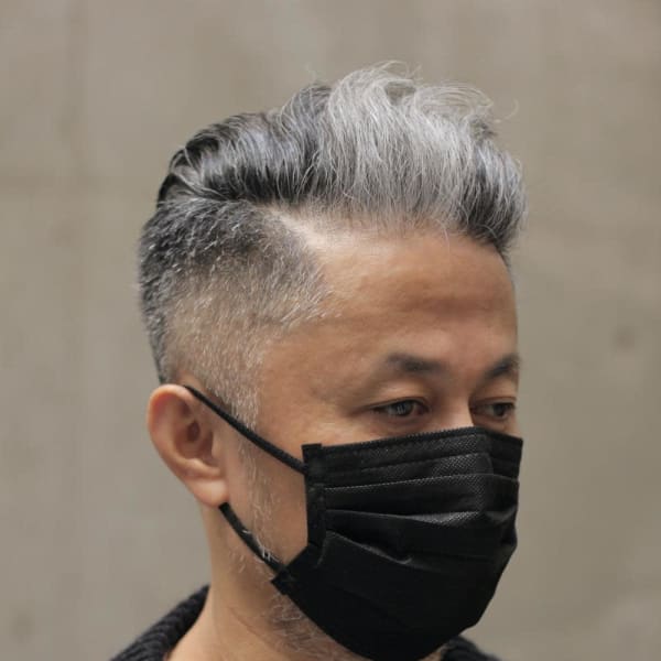 【メンズのオススメ順】40代/ツーブロック/グラデーションカラーの髪型・ヘアスタイル 楽天ビューティ