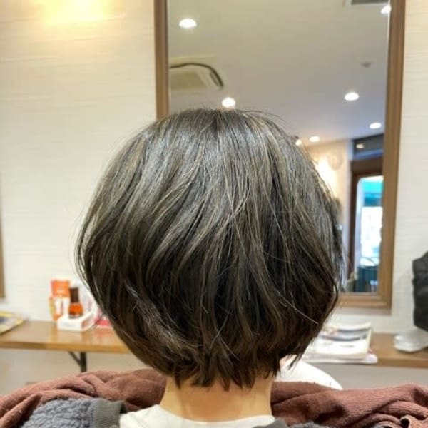 3Dハイライトカラー　ショート