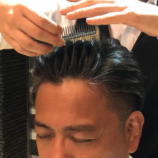 銀座50代ビジネスマンカットコース