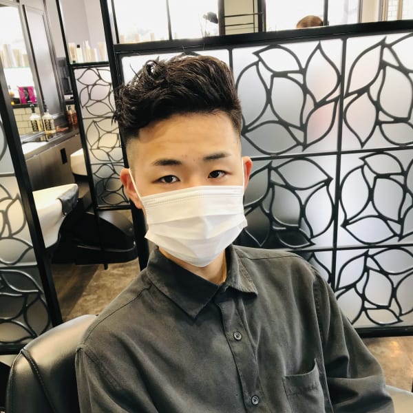 フェード×デザインパーマ