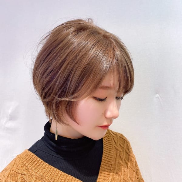 10代20代30代☆大人可愛いひし形ショート♪【担当 金沢】