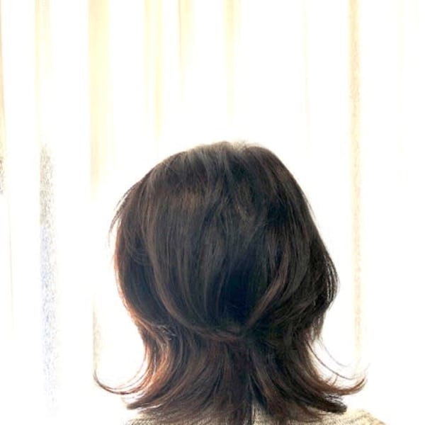 ダークアッシュ/外ハネ/くびれ/ウルフ/40代50代60代