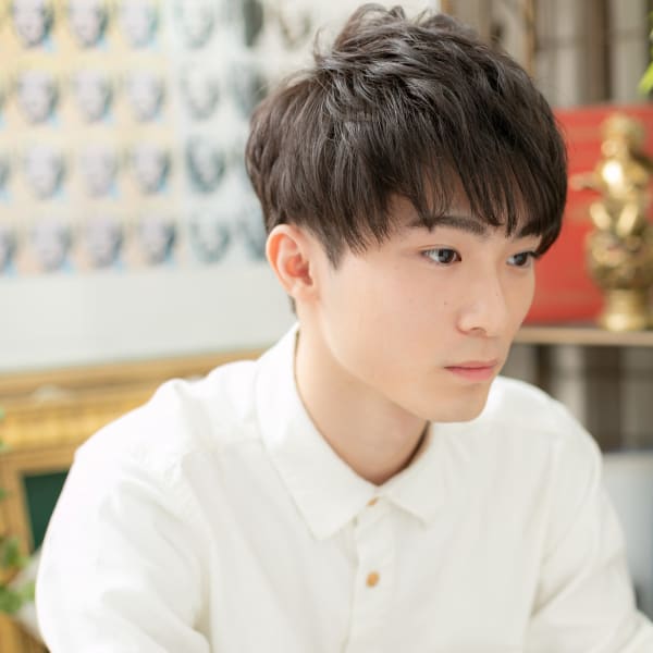 好感度!スタイルUPメンズツーブロック ニュアンスパーマ