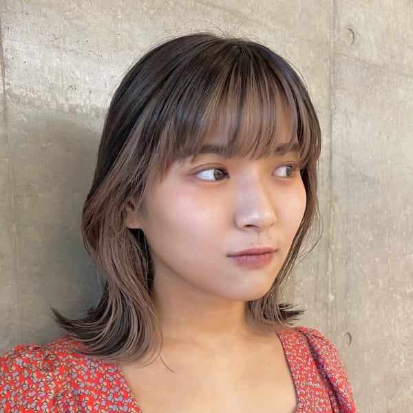 フェイスフレーミング、インナーカラー