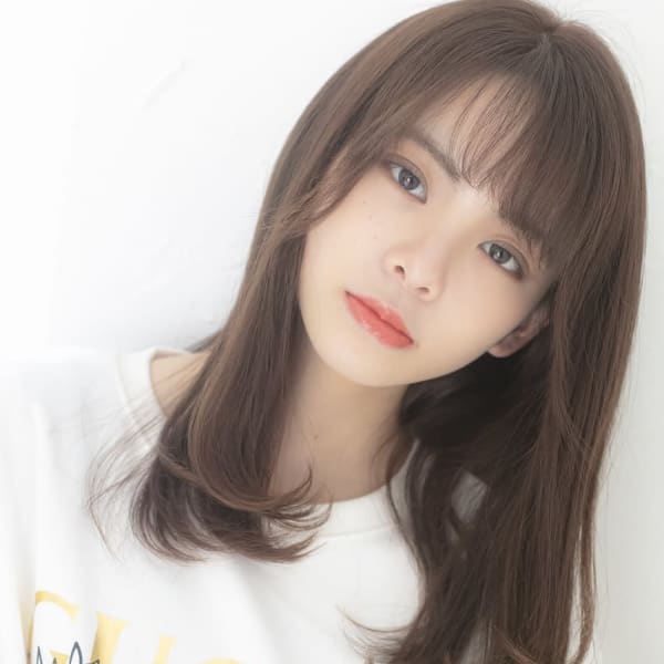 ナチュラルワンカールグレージュ天使の羽バングオルチャン