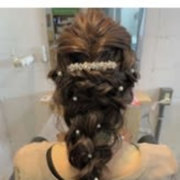 結婚式×ヘアセット×網下ろし