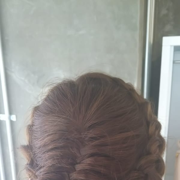 編み込みパーティースタイル☆