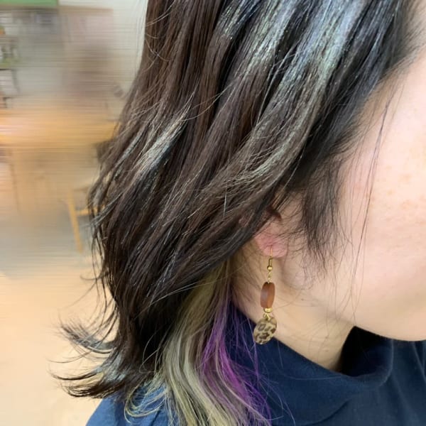 ホワイト×パープル