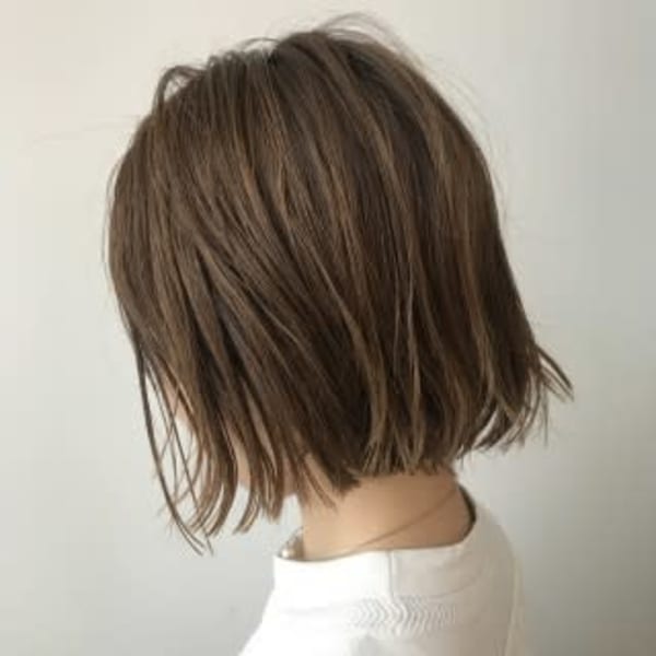 切りっぱなしボブ