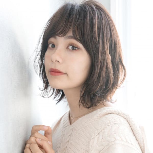くせ毛風無造作ショート