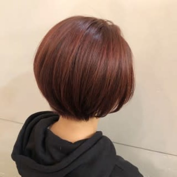 【Neolive aim】カシスカラーで大人ショートヘア3