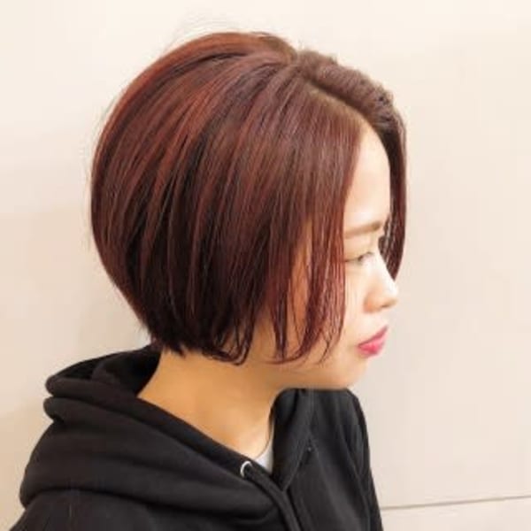 【Neolive aim】カシスカラーで大人ショートヘア2