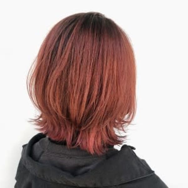 小顔レイヤーで今っぽウルフボブ2