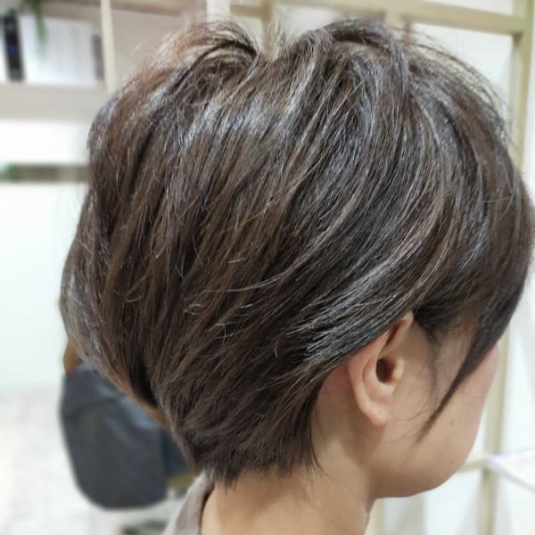 大人ショートボブ