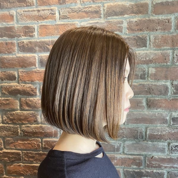 ☆シンプルきれいめボブ☆|半個室型美容室 Sourire 高城店