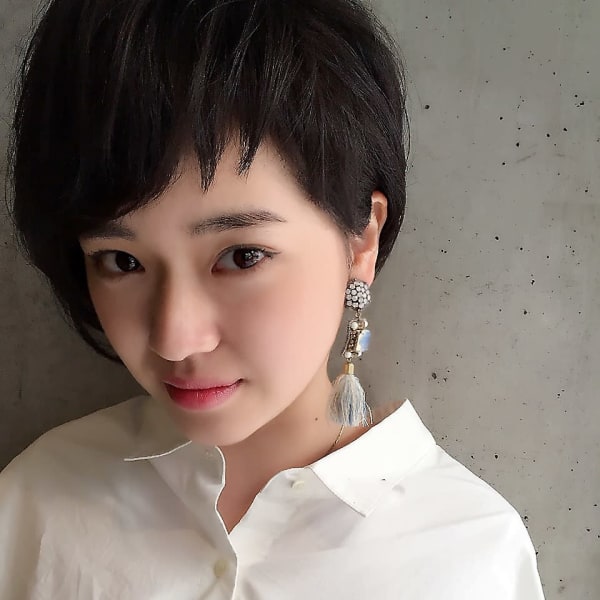 レディースの新着順 アシメ 代 ナチュラル 黒髪の髪型 ヘアスタイル 楽天ビューティ