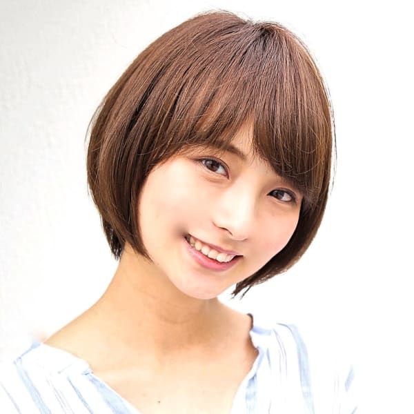 時短で決まる小顔ショートスタイル