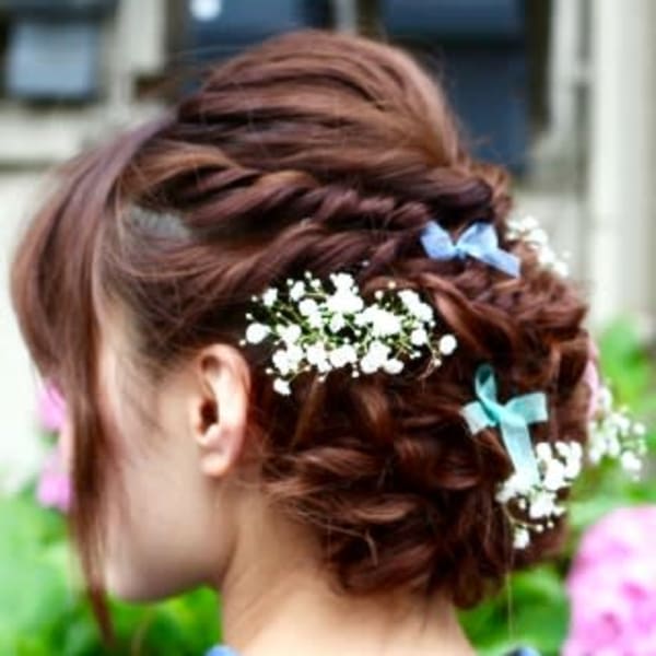 かすみ草アレンジ