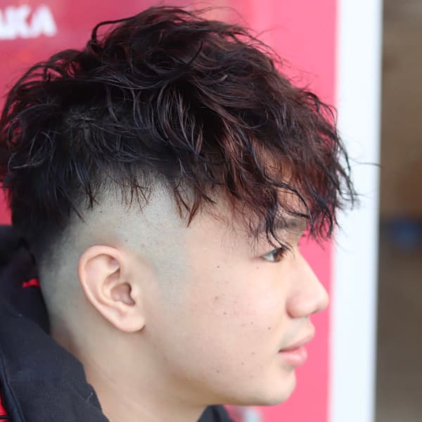 メンズのオススメ順 パーマ レッド ピンクの髪型 ヘアスタイル 楽天ビューティ