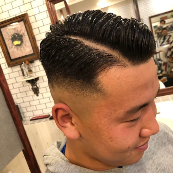 7：3ハードパート×フェードカット 