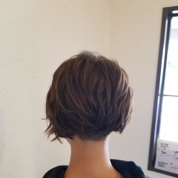 【Luccica】刈り上げ女子×マッシュショート