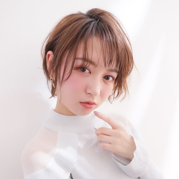 ショートボブ×シアーベージュ|Rinne甲東園 【リンネ】