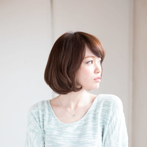 上司ウケ☆こなれ女子のアゴラインボブ スタイル☆