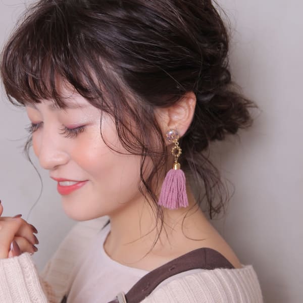 ミディアムヘアアレンジ