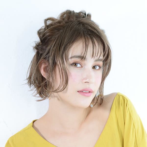 なんちゃって編み込み風!アレンジ