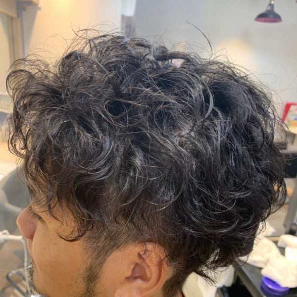 アップバング×マッシュパーマ|Artesia by anyhow