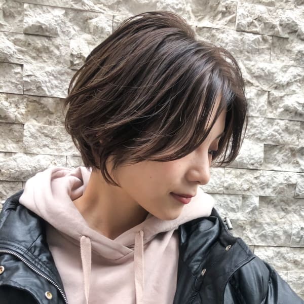 ボリュームパーマで美フォルムショートボブ