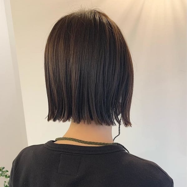 首元スッキリミニマムボブヘアスタイル☆ BEKKU hair salon 広尾店(ベックヘアサロン ヒロオテン)のヘアスタイル 美容院