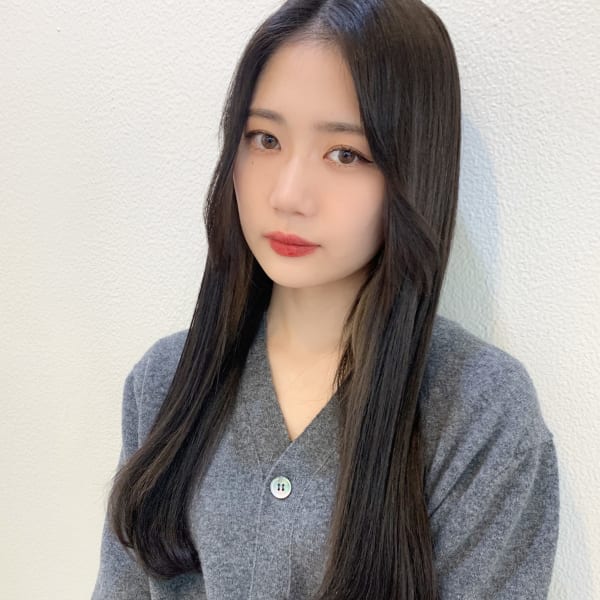 【山田】韓国風ロングストレート大きめカールオルチャンヘア