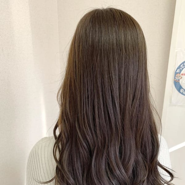 ツヤツヤ長持ちアッシュブラウン