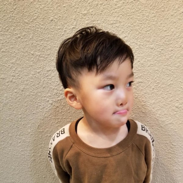 子供カット　マッシュショート