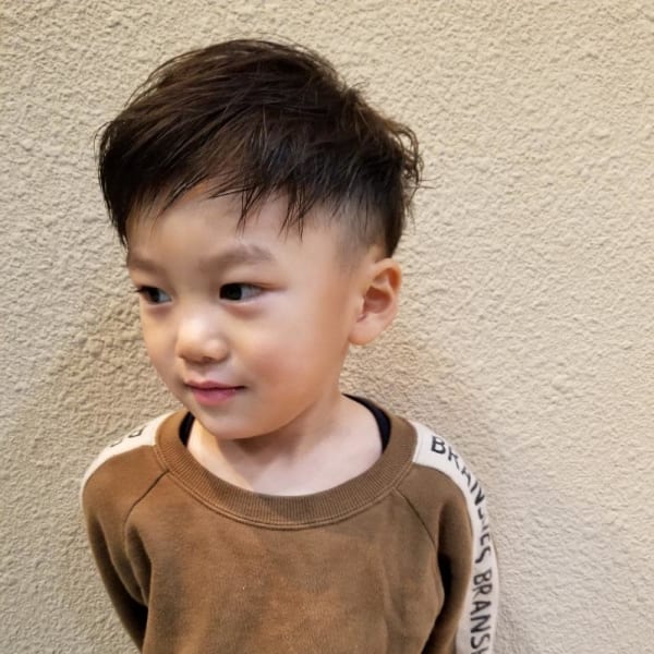 子供カット　マッシュショート