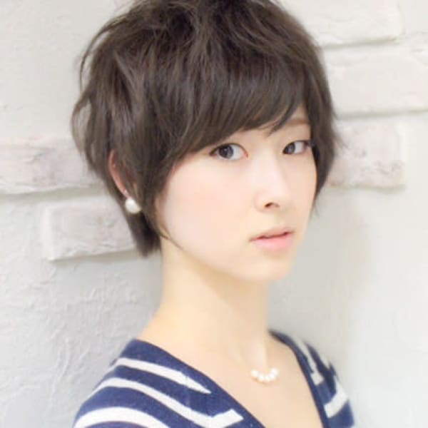 エアリーショート×黒髪×小顔　【aGland　梅田】