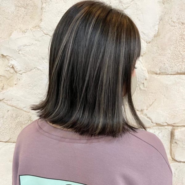 外国人風ハイライトカラー