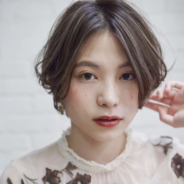 【Lalei】ハイライト×ショートへア　辻幸奈　表参道