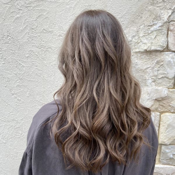 ブリーチなしのダブルカラー