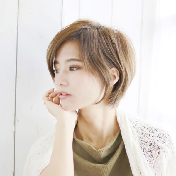 大人ツヤ感ショートボブ【髪質改善・個室サロン】